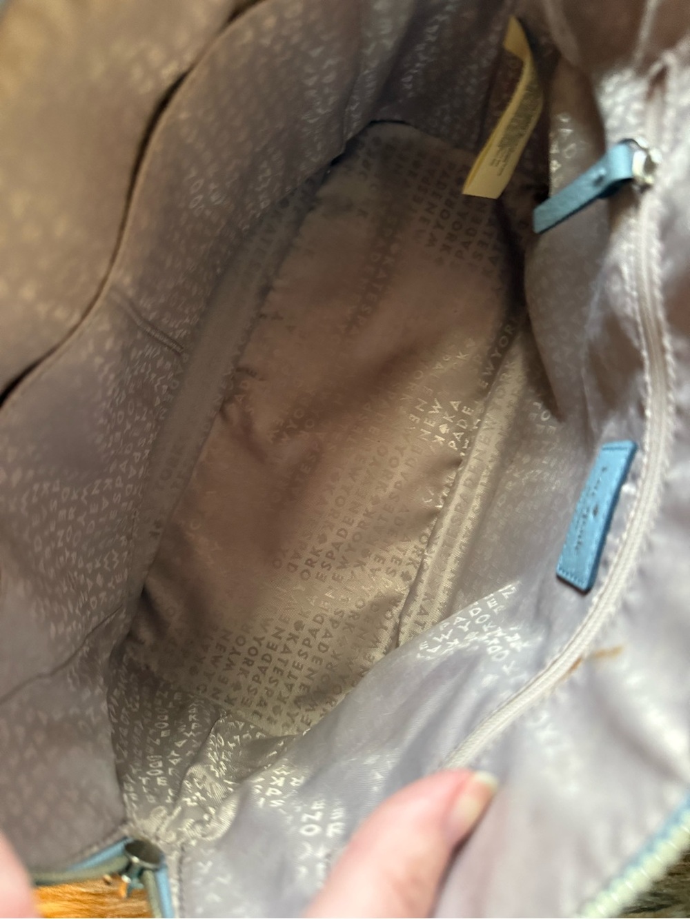 Kate Spade Light Seaside Blue Dome Satchel - Picture 8 of 10